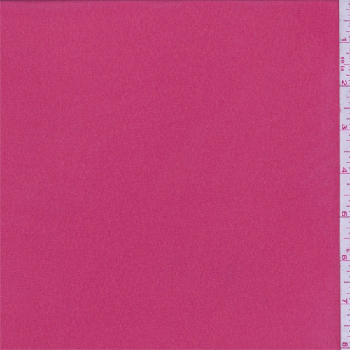 Bright Rose Red Chiffon