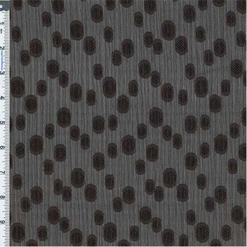 *3 1/2 YD PC--Black Yoryu Dobby Jacquard