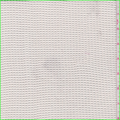 Ecru Check Mesh Knit