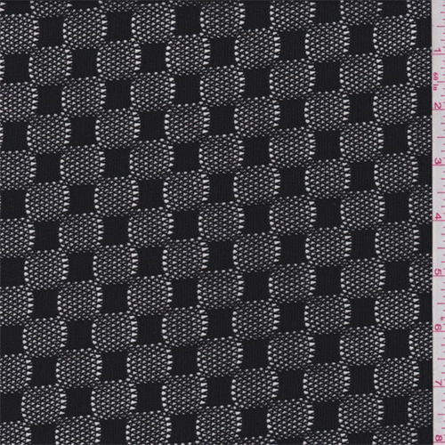 Smoky Black Circular Lace