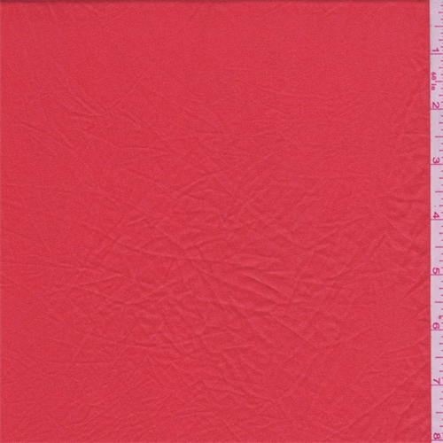 Orange Red Crinkled Lawn