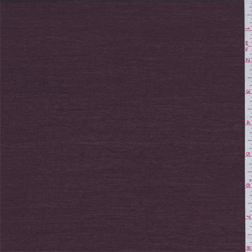 Dark Merlot Crinkled Lawn