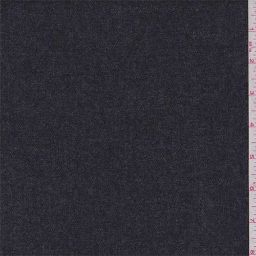 Heather Pewter Wool Jacketing