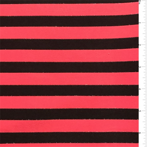 Pale Red/Black Stripe Activewear