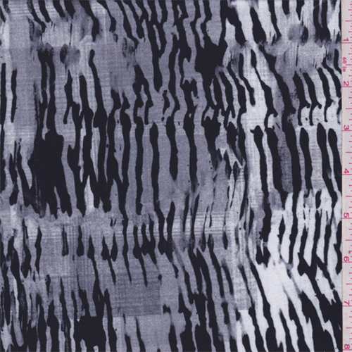 White/Black/Grey Stripe Activewear
