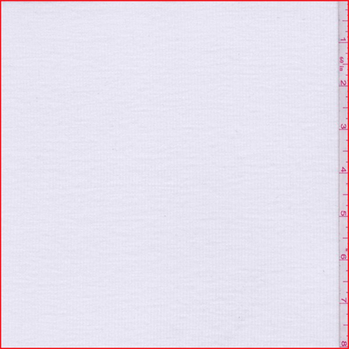 Off White Polyester Rib Knit