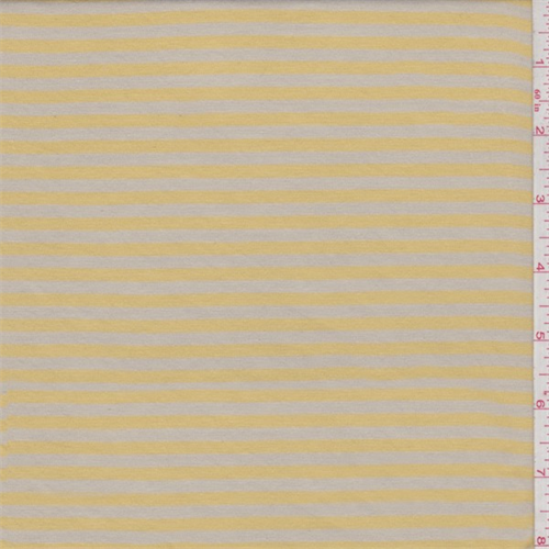 Sand/Yellow Gold Stripe T-Shirt Knit