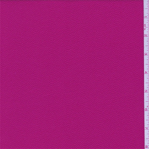 Hot Pink Crepe Look Jacquard Knit