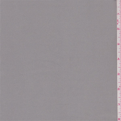 Grey Putty Rib Knit