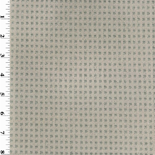 Polartec Single Sided Grid Velour Fleece - Ivory