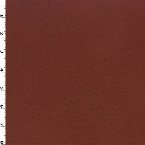 Dotted Double Sided Fleece - Brick DFW10249