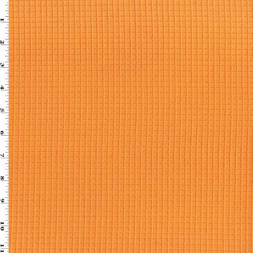 Polartec Single Sided Grid Fleece - Tangerine DFW10250