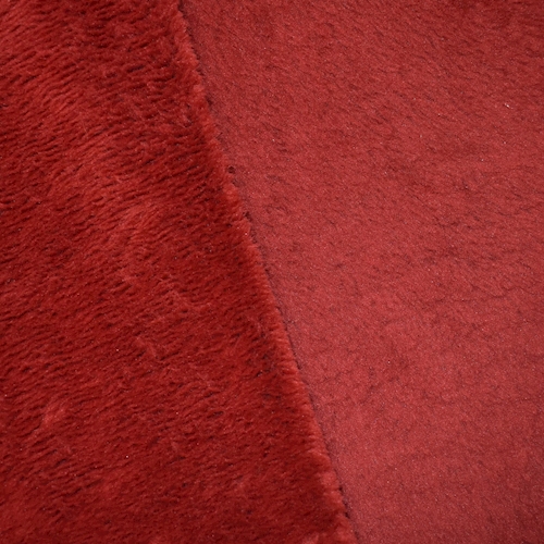 Lipstick Red Shag Fleece