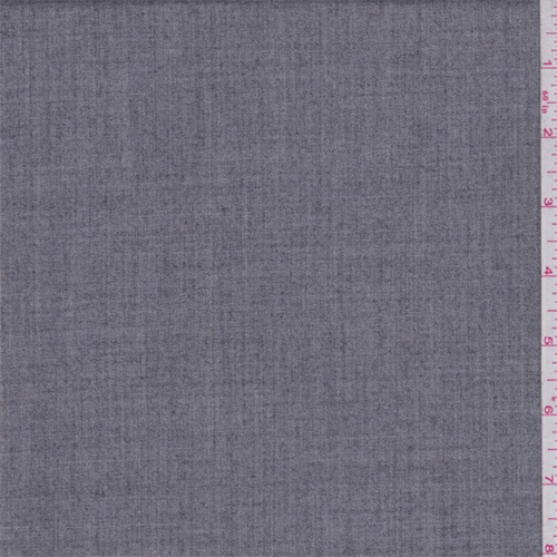 *2 YD PC--Mouse Grey Lightweight Wool Flannel Suiting