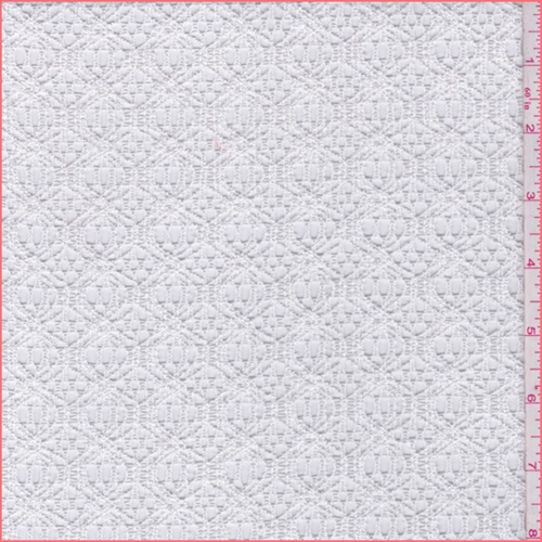 White Lattice Crochet Lace