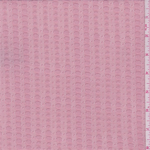 Blush Pink Dot Stripe Stretch Lace