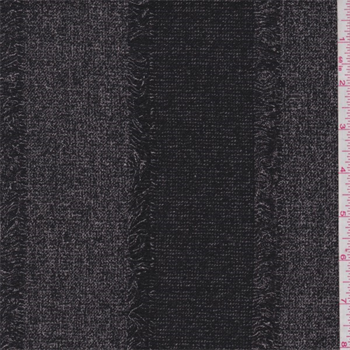 Black/Grey Stripe Suiting
