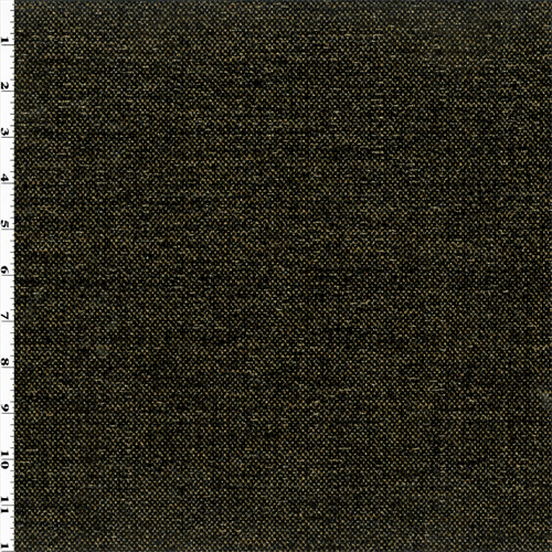 De Leo Black/Gold Chenille Sparkle Home Decorating Fabric DFW51812