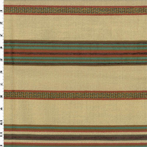 Valdese Stripe Pamlico Breeze Ivory Home Decorating Fabric DFW51818