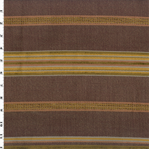 Valdese Stripe Pamlico Cranberry Purple Decorating Fabric DFW51820