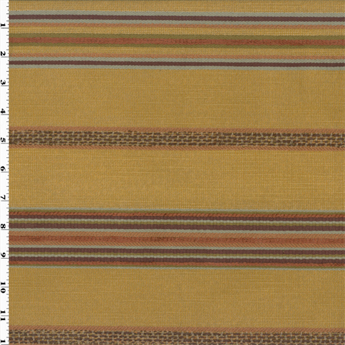 Valdese Stripe Pamlico Tequila Beige Decorating Fabric DFW51821