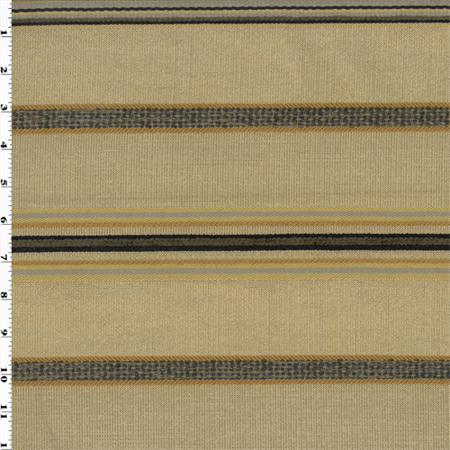 Valdese Stripe Pamlico Sand Beige Home Decorating Fabric DFW51829