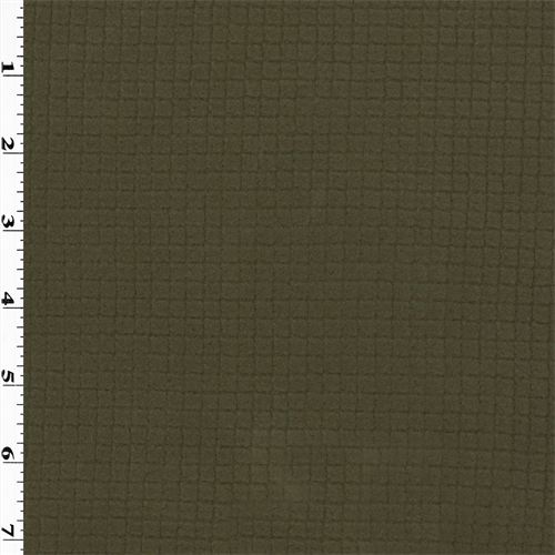 Green Single Sided Grid Fleece 64399