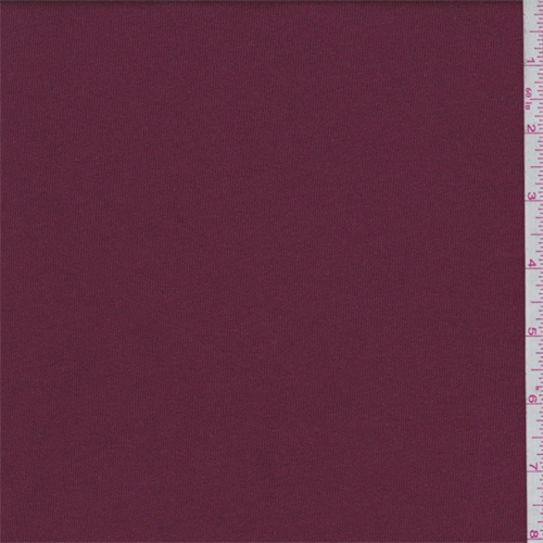 Garnet Red Terry Cloth Knit
