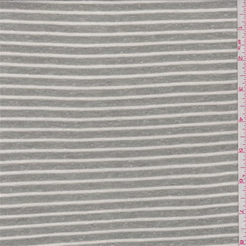 Dusty Olive/Ivory Stripe Sweater Knit