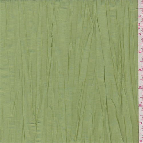 Hydrangea Green Crushed Polyester Taffeta