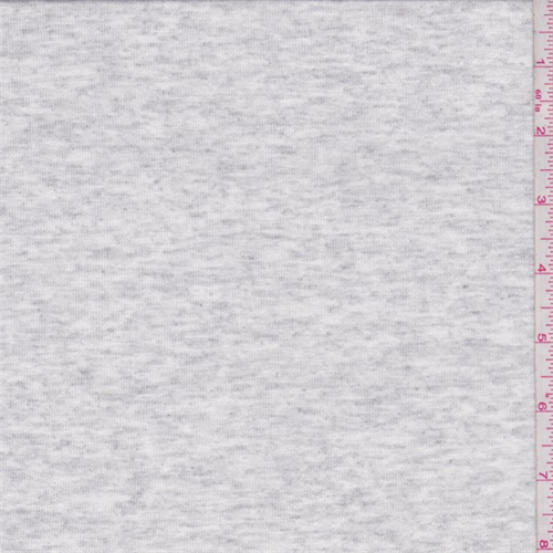 White/Sterling Heather Sweater Knit