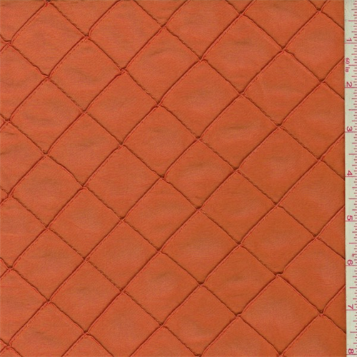 Sunshine Orange Pintuck Taffeta