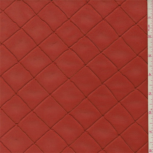Dark Orange Pintuck Taffeta