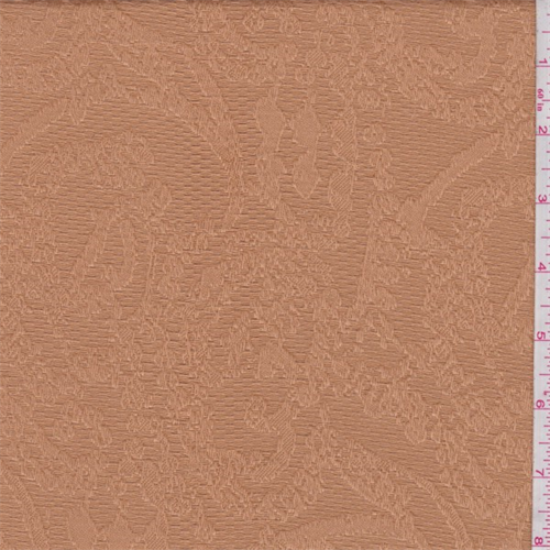 Bisque Scroll Pique Jacquard