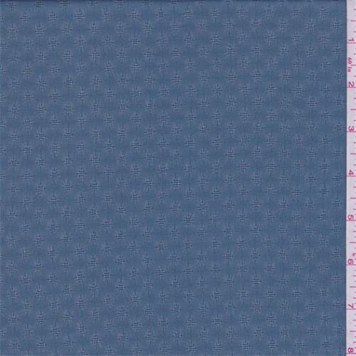 Blue Lagoon Polyester Leno Chiffon