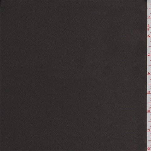 Mocha Brown Stretch Charmeuse