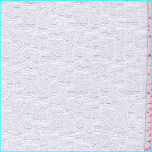 Whisper White Modern Knit Lace