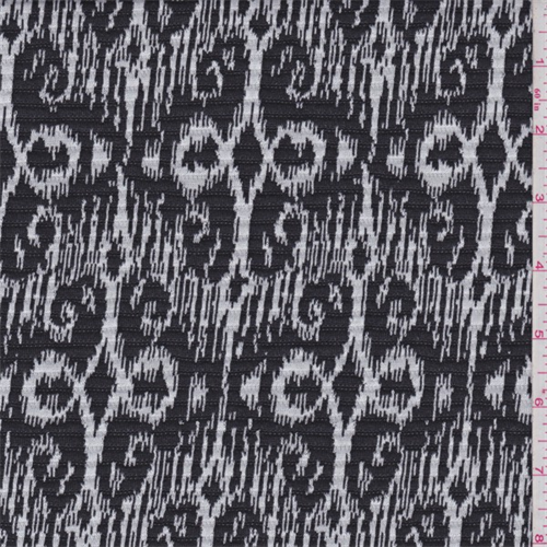 Black/White Baroque Jacquard Sweater Knit