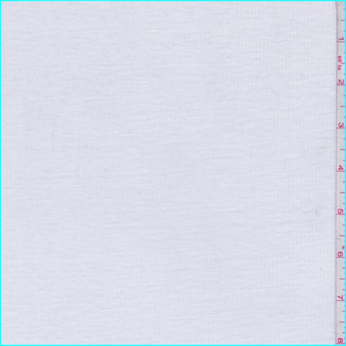 White Ribbed T-Shirt Knit