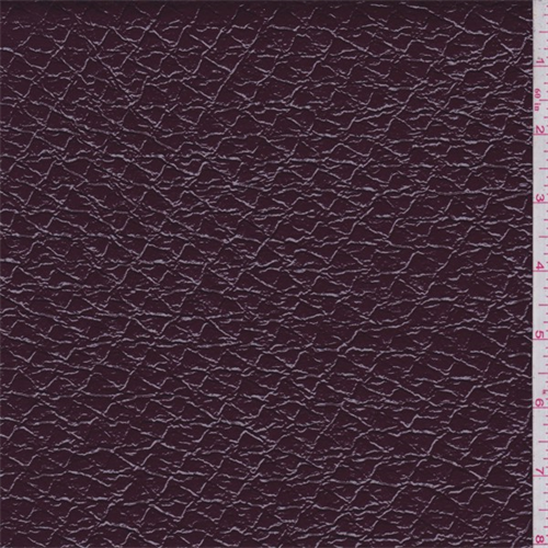 Burgundy Patent Embossed Coating