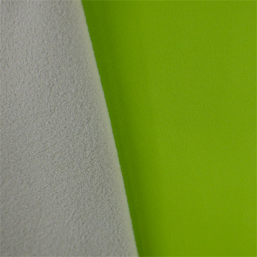 Soft Shell Fleece - Neon Green/Light Gray DFW10414