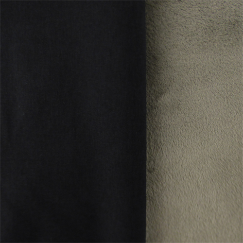 Soft Shell Shag Fleece - Taupe Brown/Black DFW10460