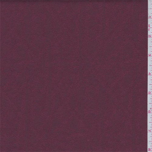 Maroon Geometric Print Rainwear