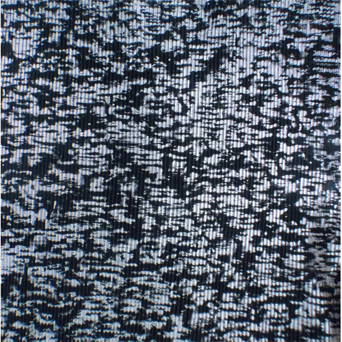 Black/Silver Texture Print Pleated Interlock 60732