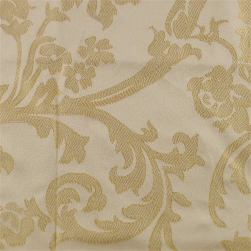 Golden Beige Floral Damask Home Decorating Fabric DFW51960