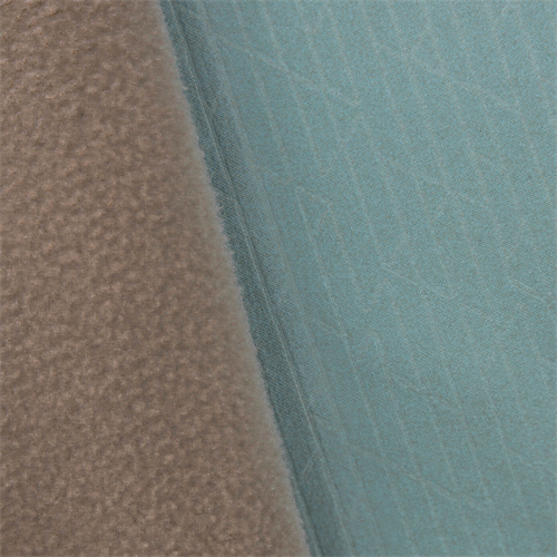 Geometric Soft Shell Fleece - Arctic Teal/Cloud Gray DFW10532