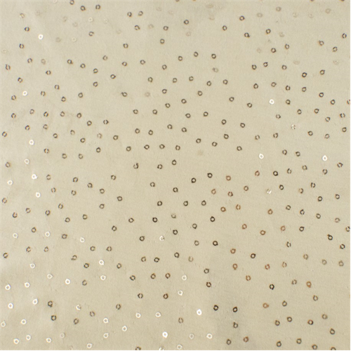 Beige Sequin Jersey Knit 64243