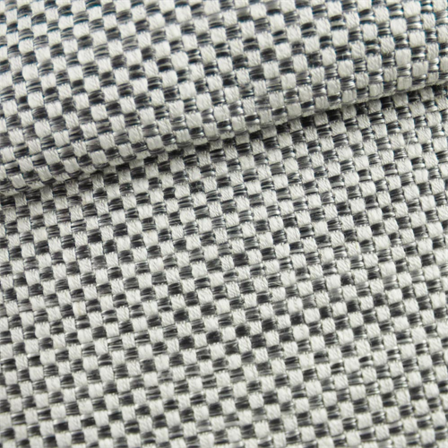 Silver Gray/White Basket Weave Home Decorating Fabric DFW52037 Discount Fabrics