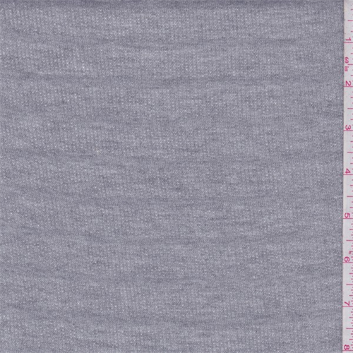 Heather Grey Muted Stripe French Terry
