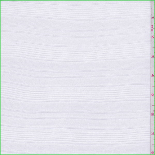 Pearl White Stripe Tissue Knit